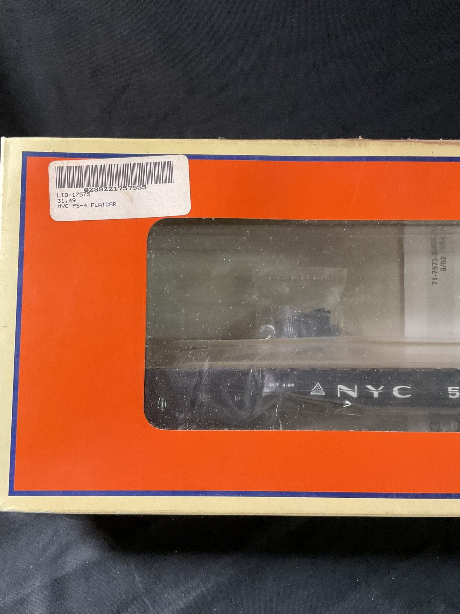 Lionel O-Gauge New York Central PS-4 Flatcar No. 6-17575