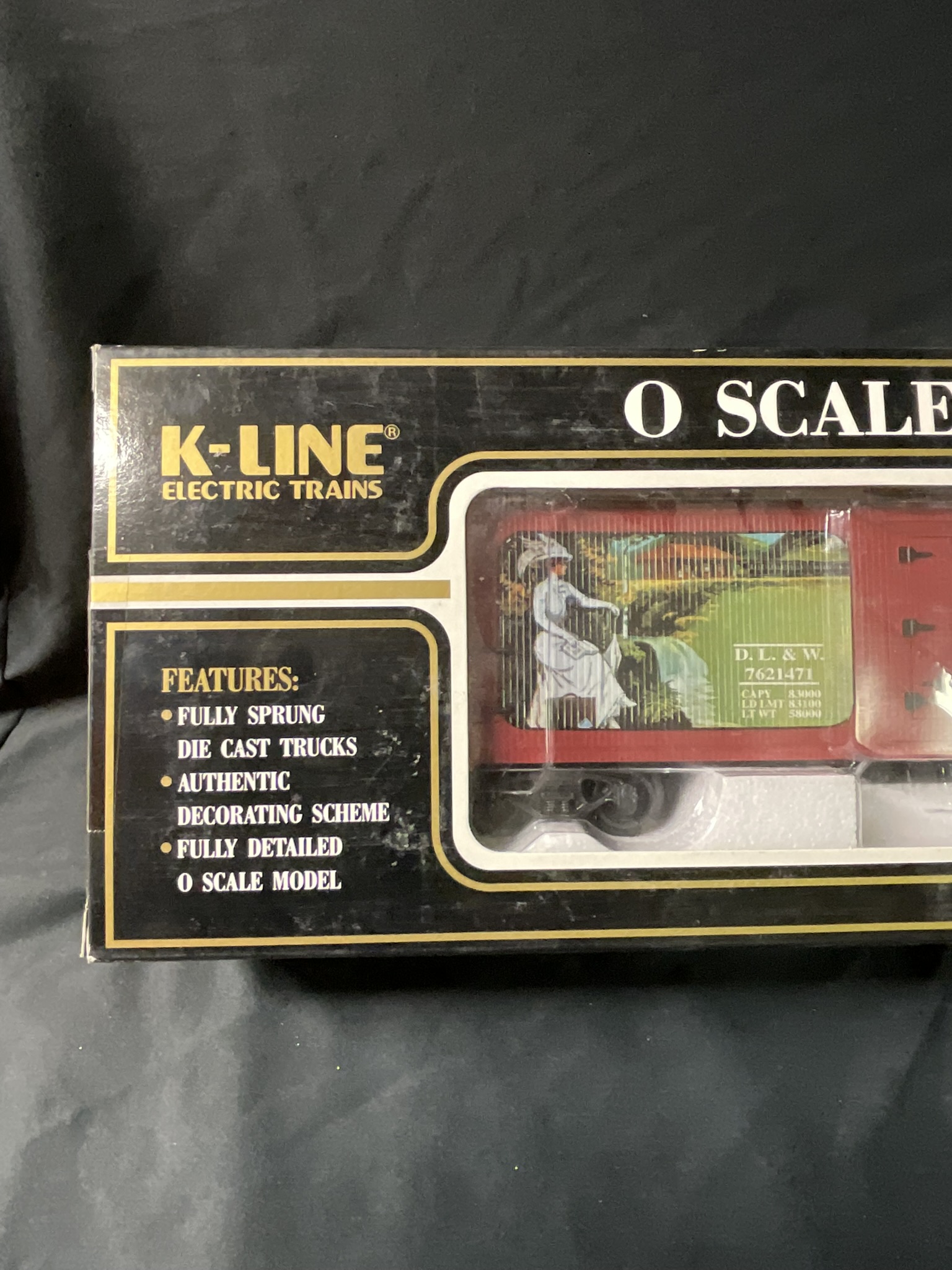 K-Line O Scale Classics Phoebe Snow Wood-sided Reefer K762-1471