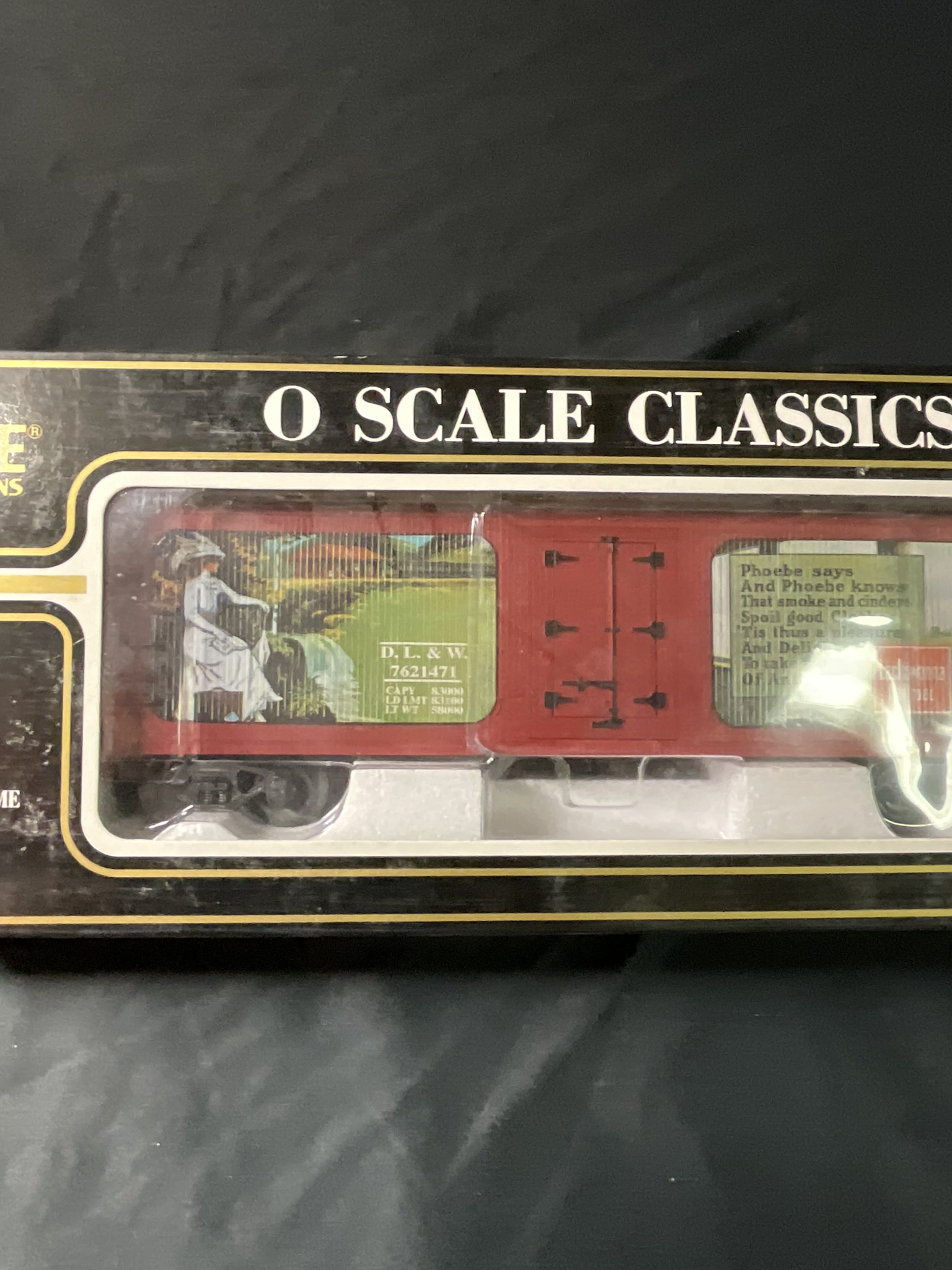 K-Line O Scale Classics Phoebe Snow Wood-sided Reefer K762-1471
