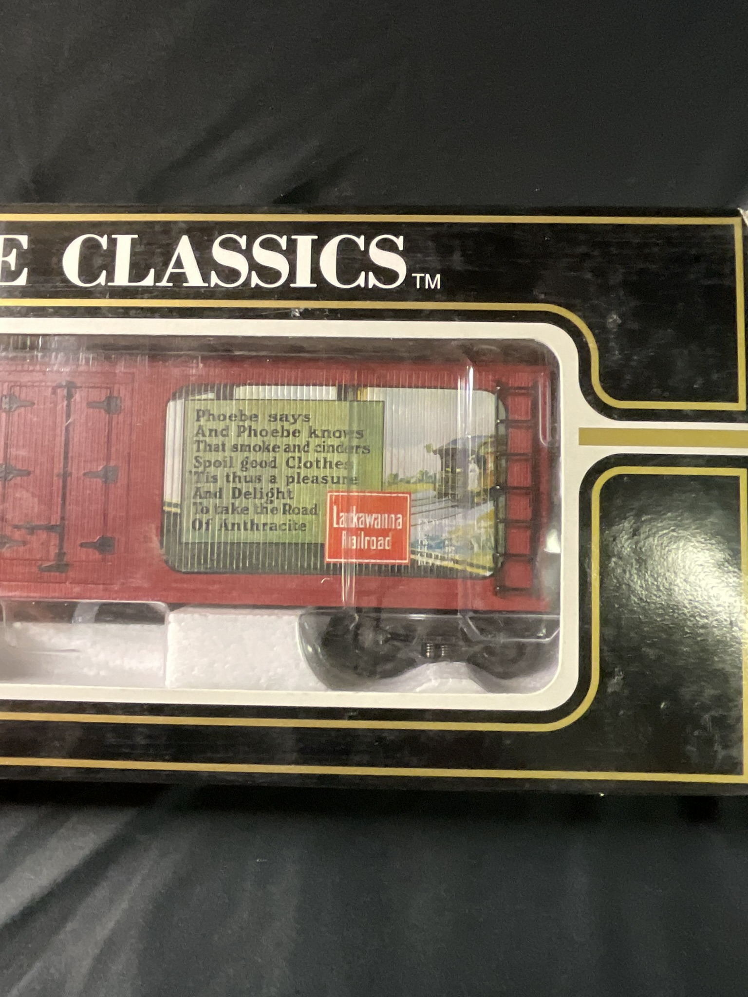 K-Line O Scale Classics Phoebe Snow Wood-sided Reefer K762-1471
