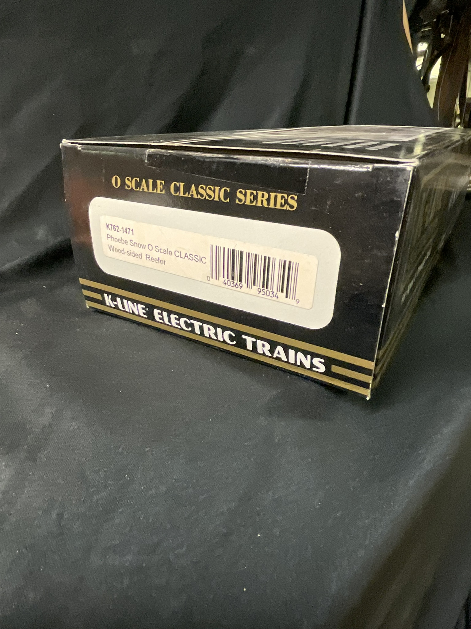 K-Line O Scale Classics Phoebe Snow Wood-sided Reefer K762-1471