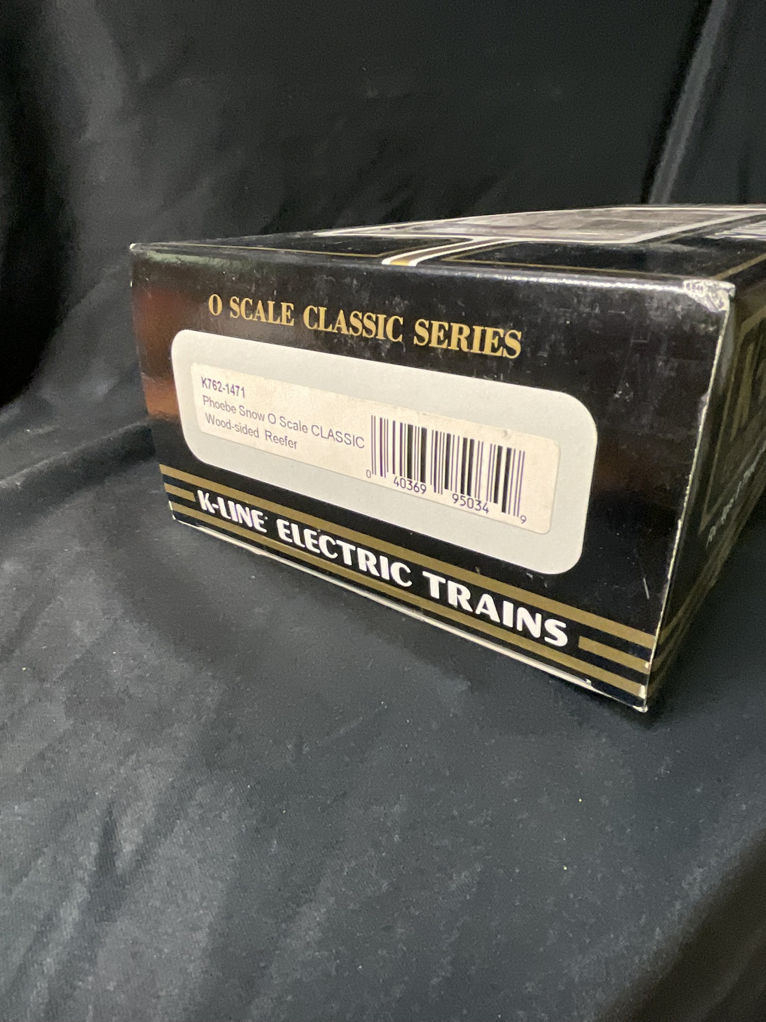 K-Line O Scale Classics Phoebe Snow Wood-sided Reefer K762-1471