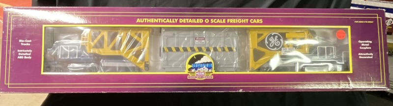M.T.H. Electric Trains Premier O Scale General Electric Schnabel Flatcar 20-98494