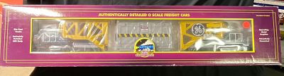 M.T.H. Electric Trains Premier O Scale General Electric Schnabel Flatcar 20-98494. This M.T.H. 