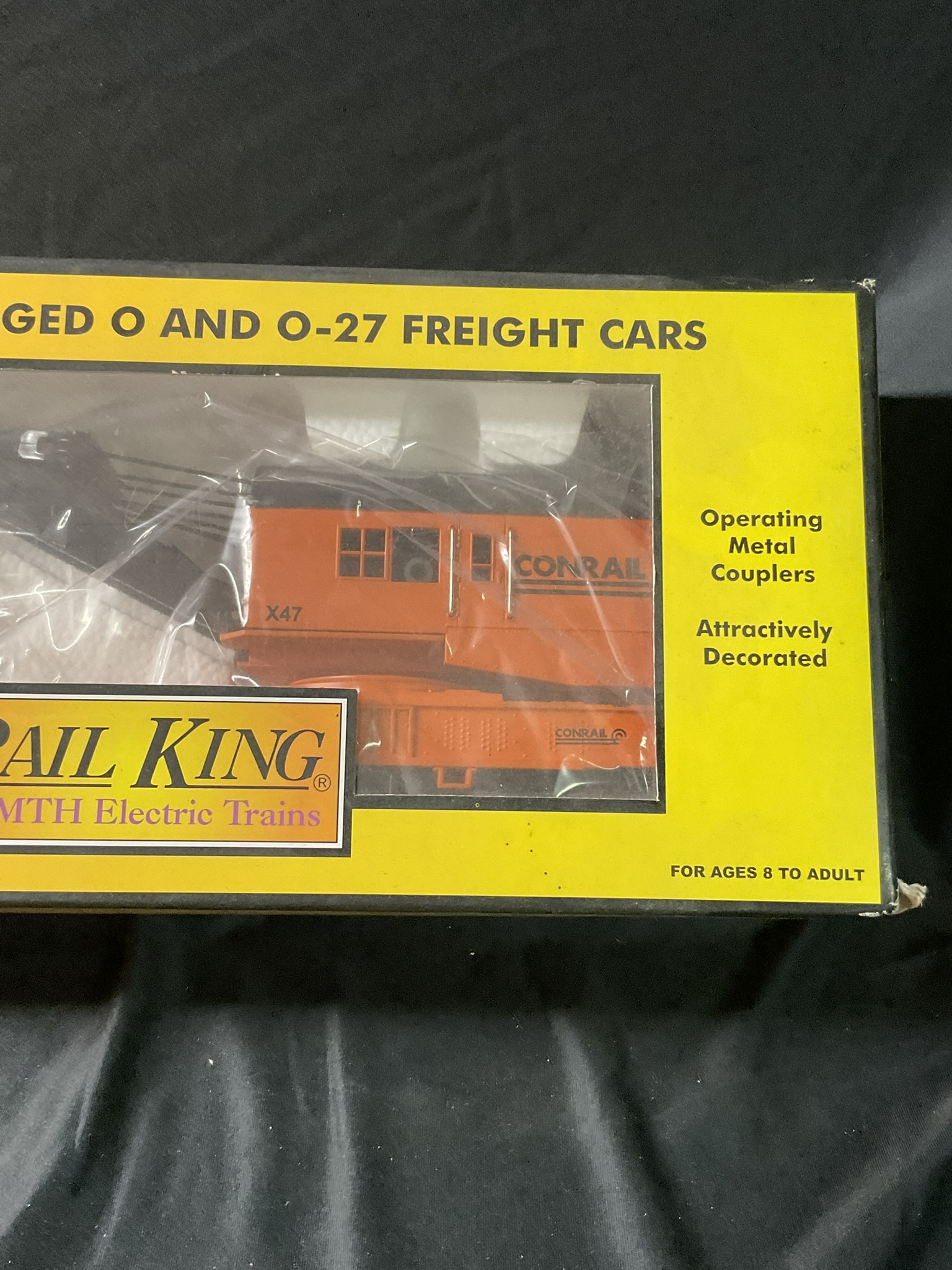 RailKing by MTH Electric Trains O Gauge Conrail Operating Crane Car 30-7917