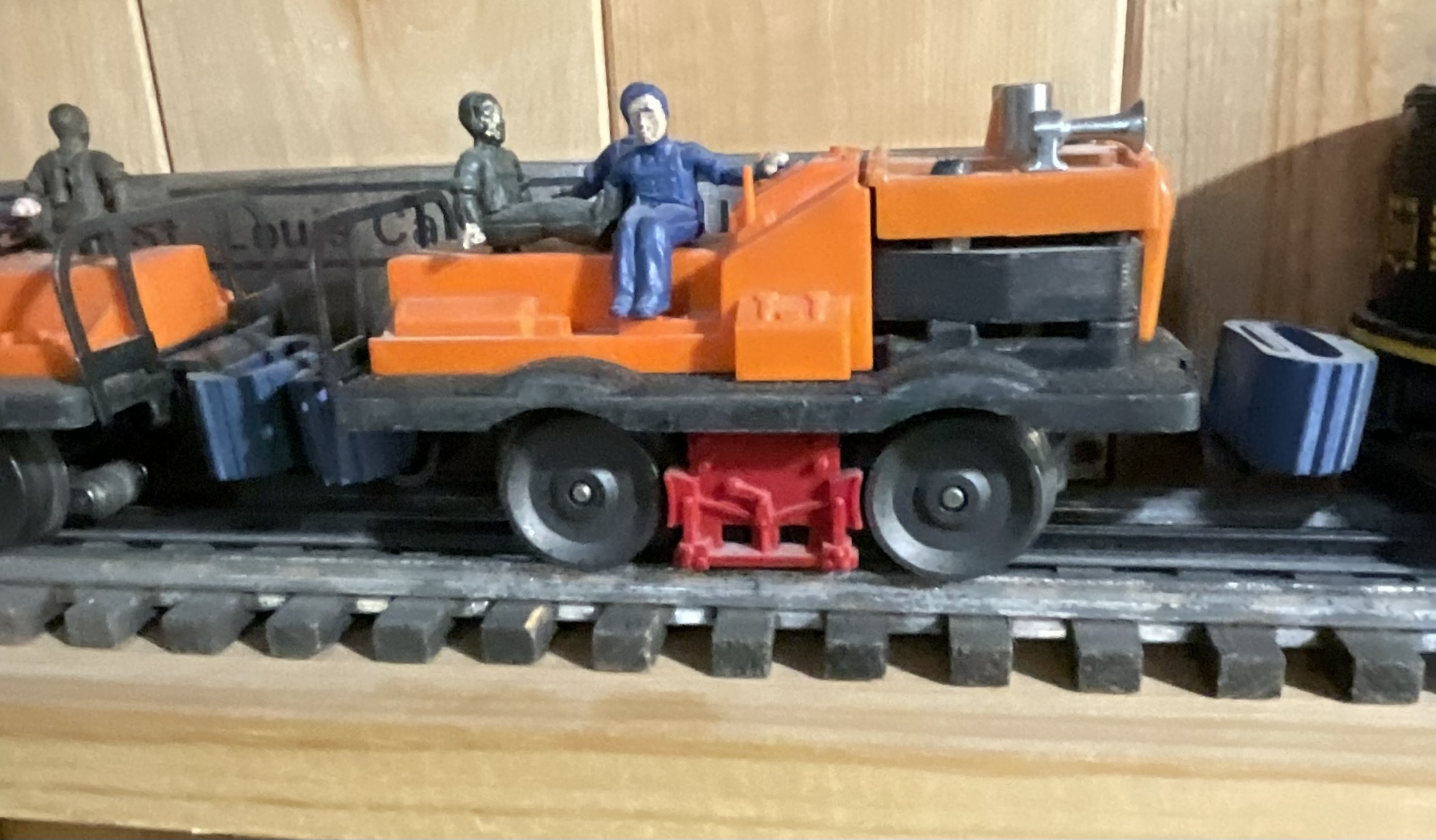 A Collection of Lionel O-Gauge Erie Alco Diesel Locomotives and No. 50 Gang Cars