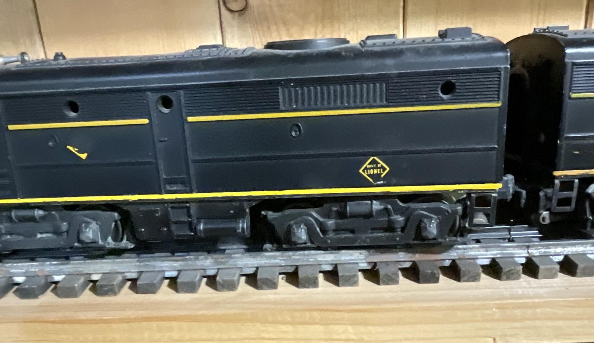 A Collection of Lionel O-Gauge Erie Alco Diesel Locomotives and No. 50 Gang Cars