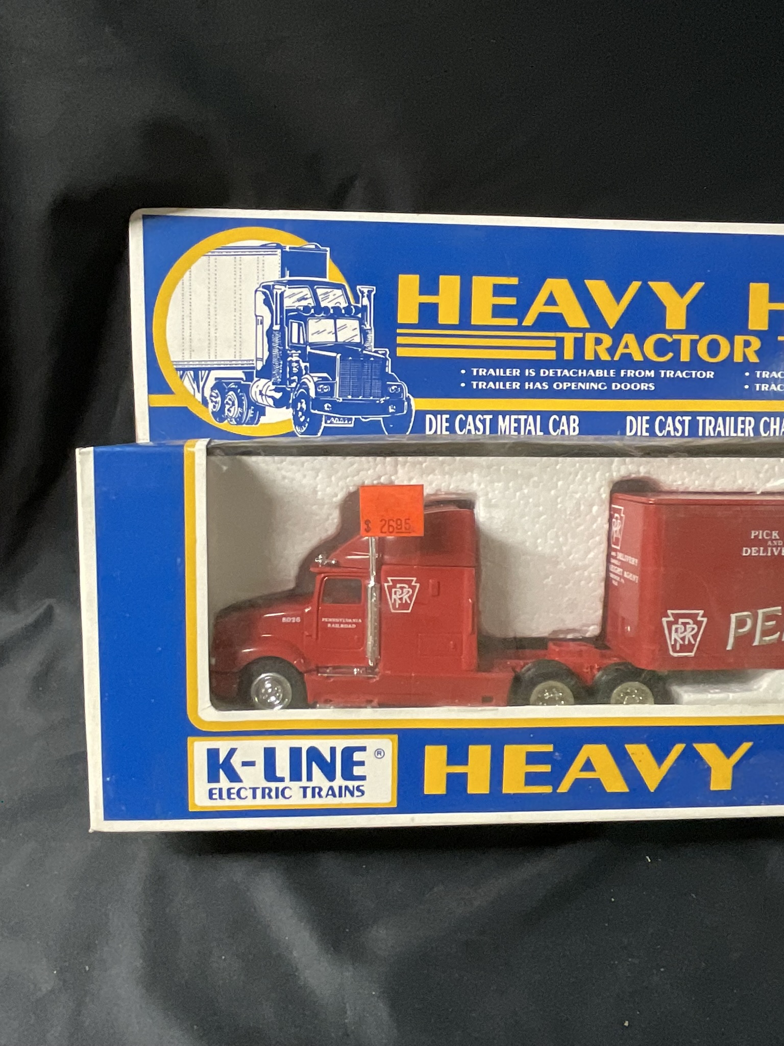 K-Line Pennsylvania Railroad Heavy Hauler Tractor-Trailer Model K-6120