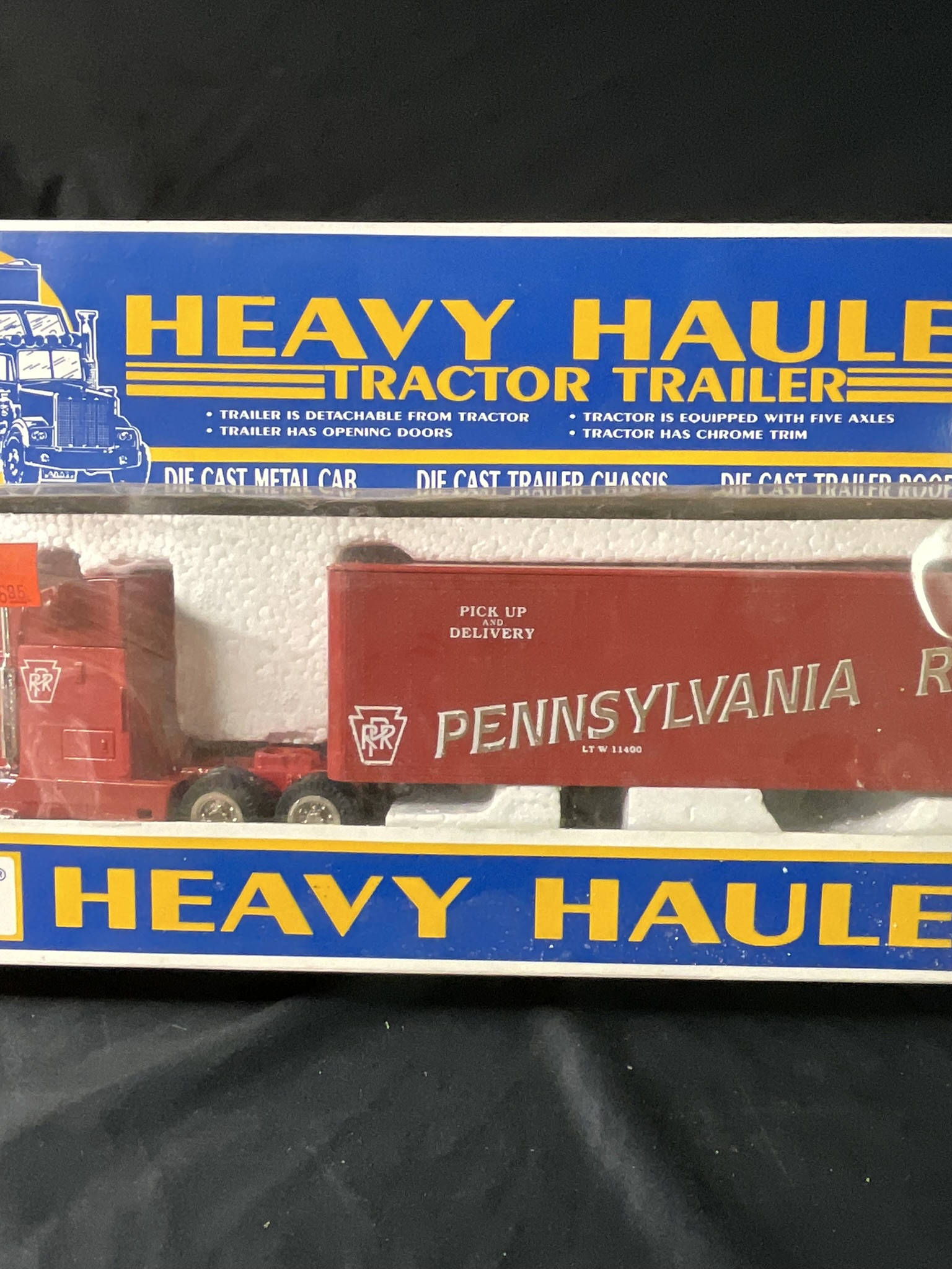 K-Line Pennsylvania Railroad Heavy Hauler Tractor-Trailer Model K-6120