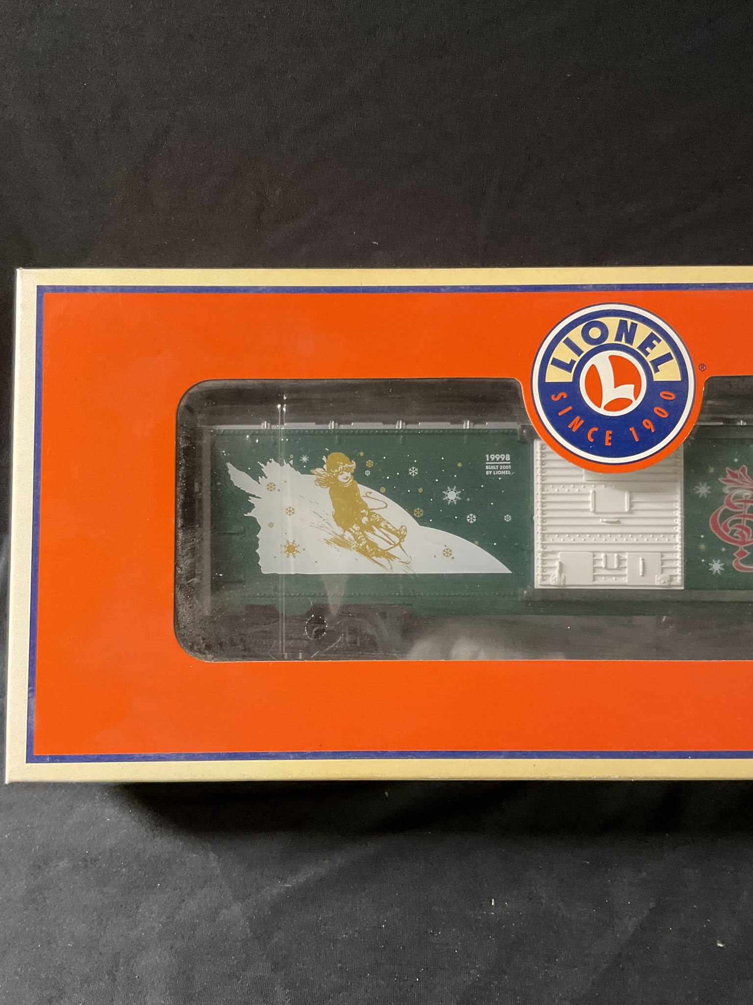 Lionel 6-19998 O-Gauge Christmas 2001 Boxcar in Original Box