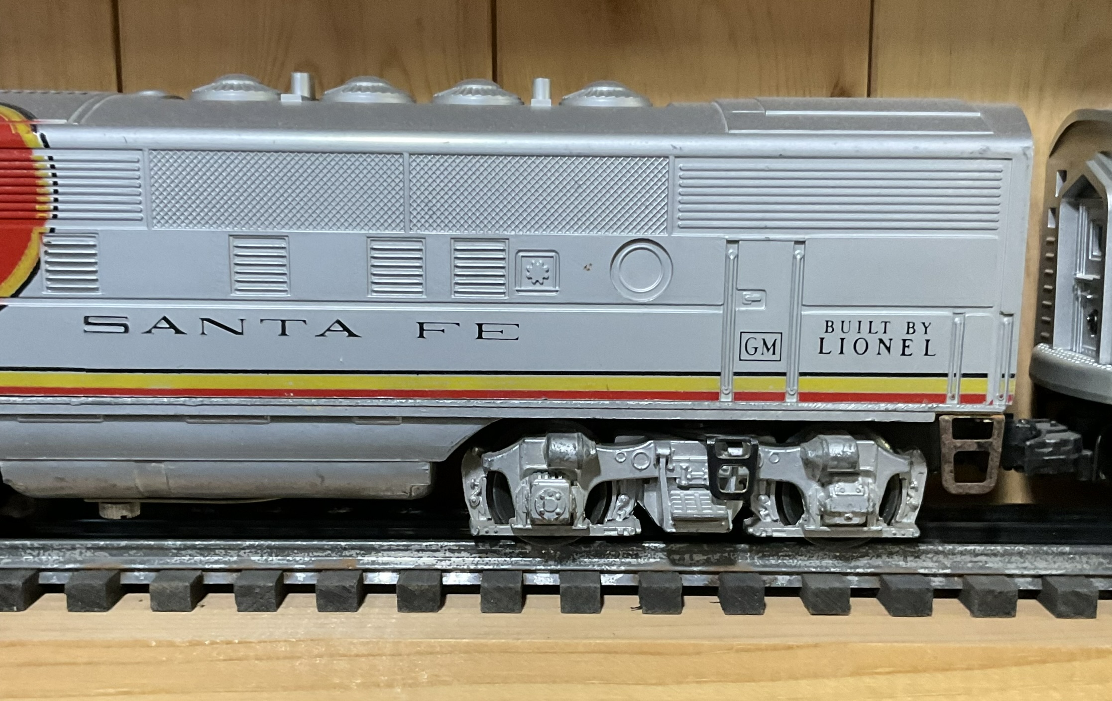 A Pair of Lionel O-Gauge Santa Fe F3 Diesel Locomotives
