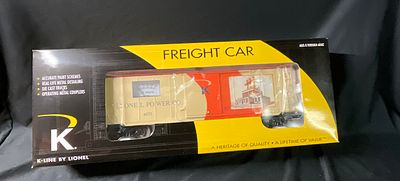 K-Line by Lionel 6-36838 Lionel Power Company Operating Voltmeter Car. This is an O-gauge model 