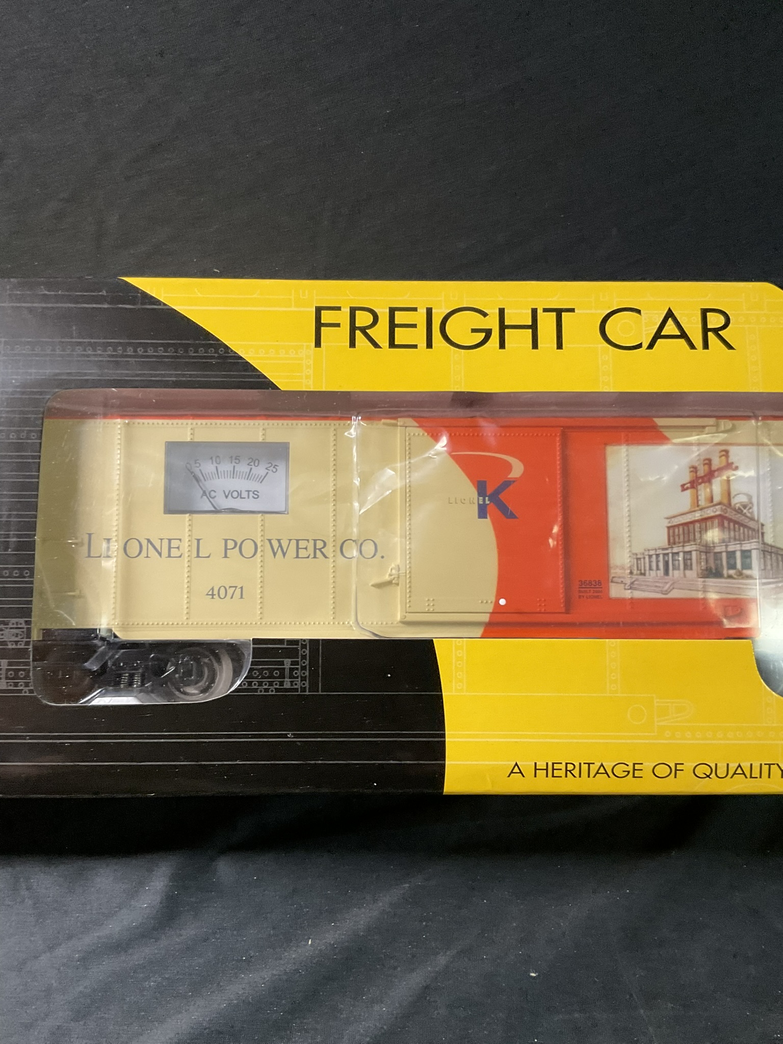 K-Line by Lionel 6-36838 Lionel Power Company Operating Voltmeter Car