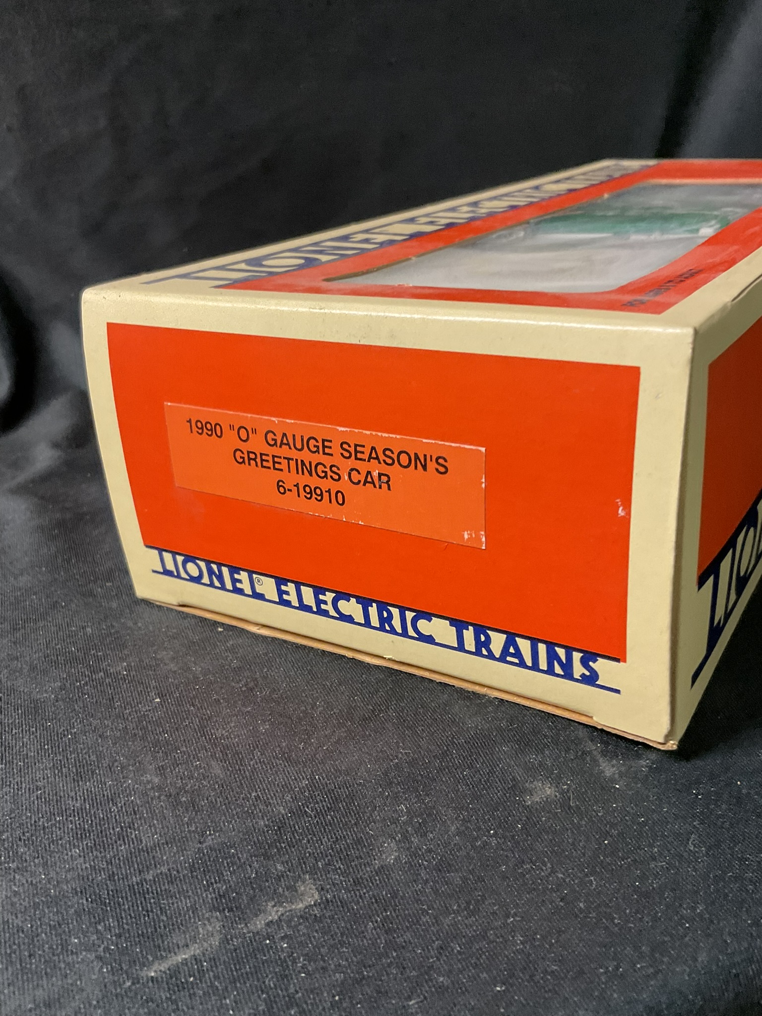 Lionel 6-19910 1990 O Gauge Season's Greetings Boxcar