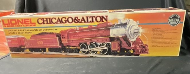 Lionel 6-8101 Chicago and Alton 4-6-4 Hudson Steam Locomotive and Tender