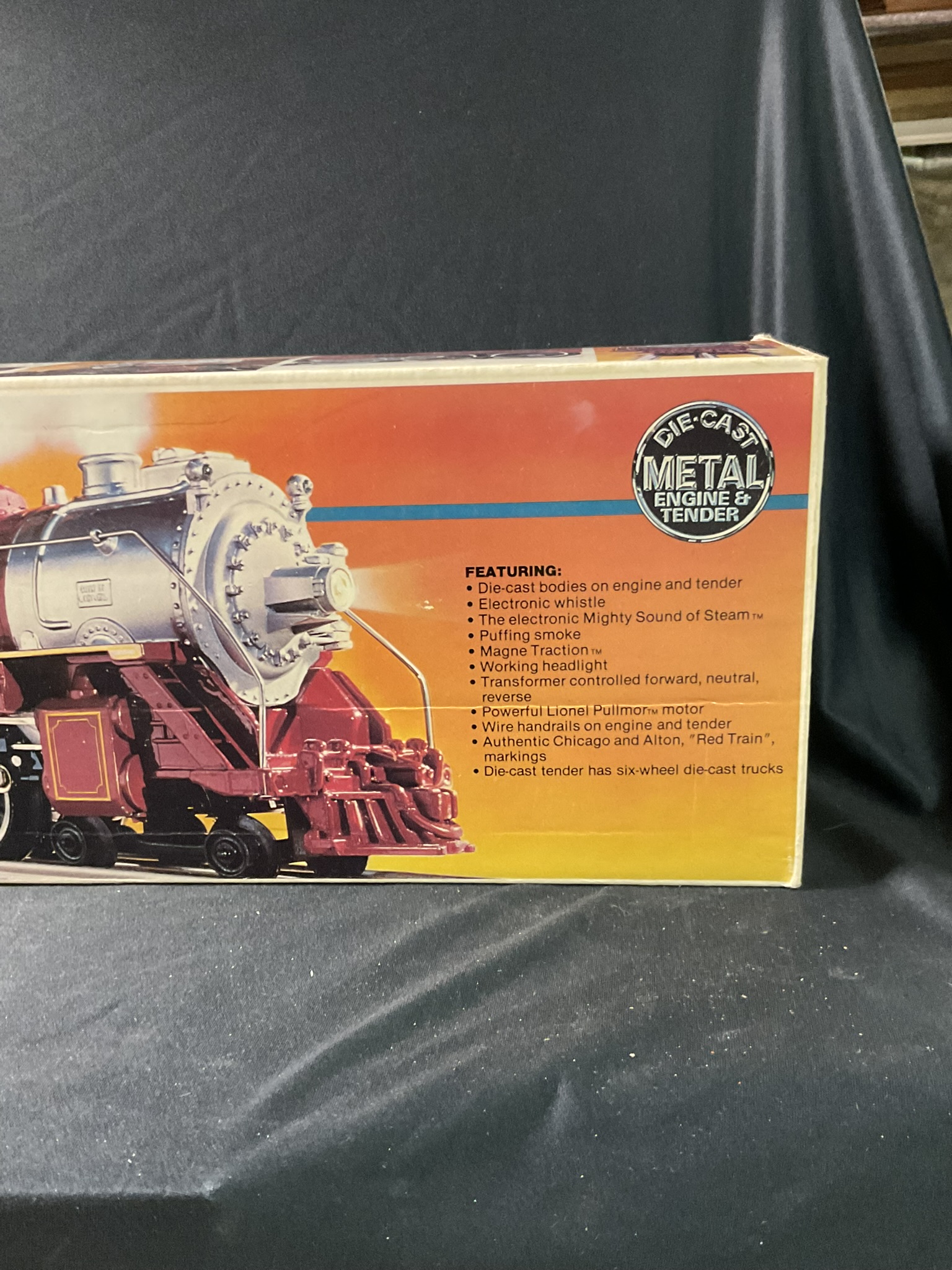 Lionel 6-8101 Chicago and Alton 4-6-4 Hudson Steam Locomotive and Tender