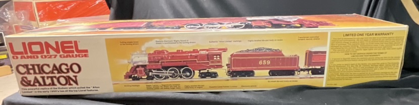Lionel 6-8101 Chicago and Alton 4-6-4 Hudson Steam Locomotive and Tender