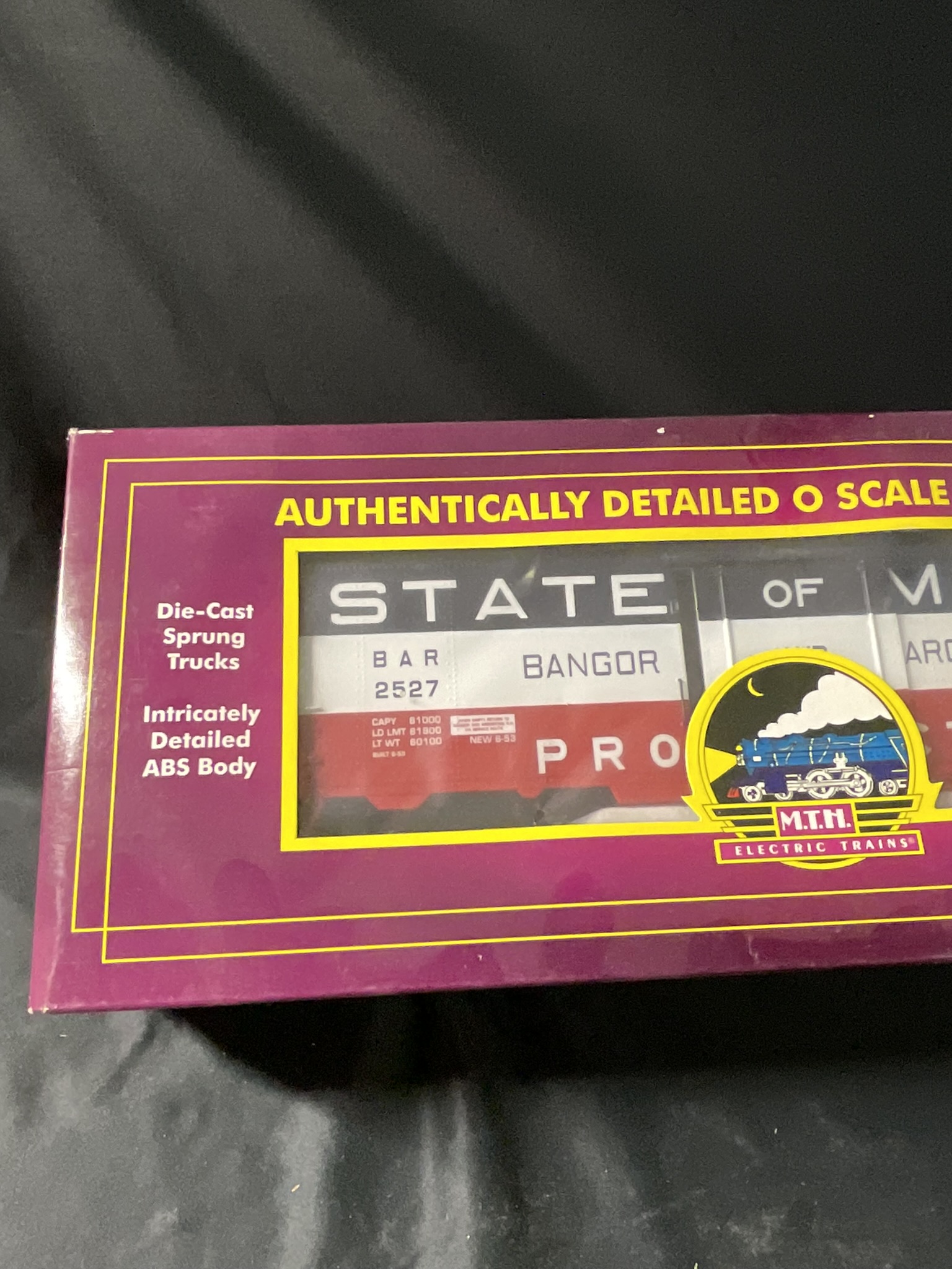 M.T.H. Electric Trains O Scale Bangor and Aroostook State of Maine Reefer Car 20-94091