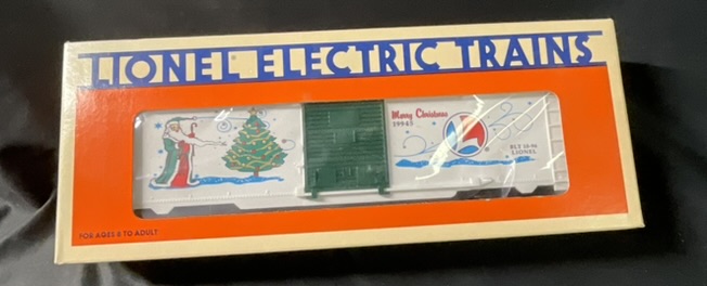Lionel 6-19945 1996 Holiday Merry Christmas O-Gauge Boxcar with Original Box