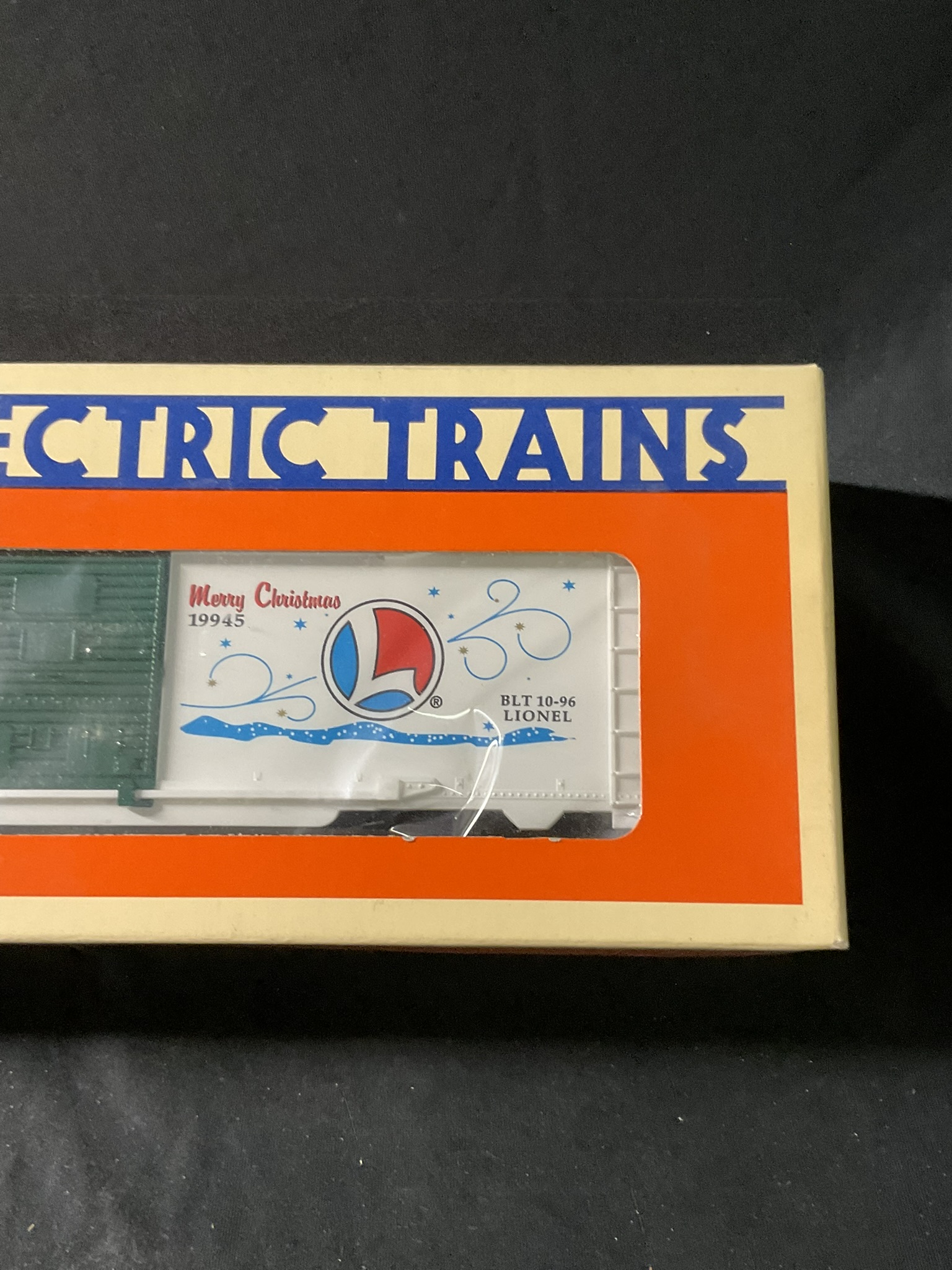 Lionel 6-19945 1996 Holiday Merry Christmas O-Gauge Boxcar with Original Box