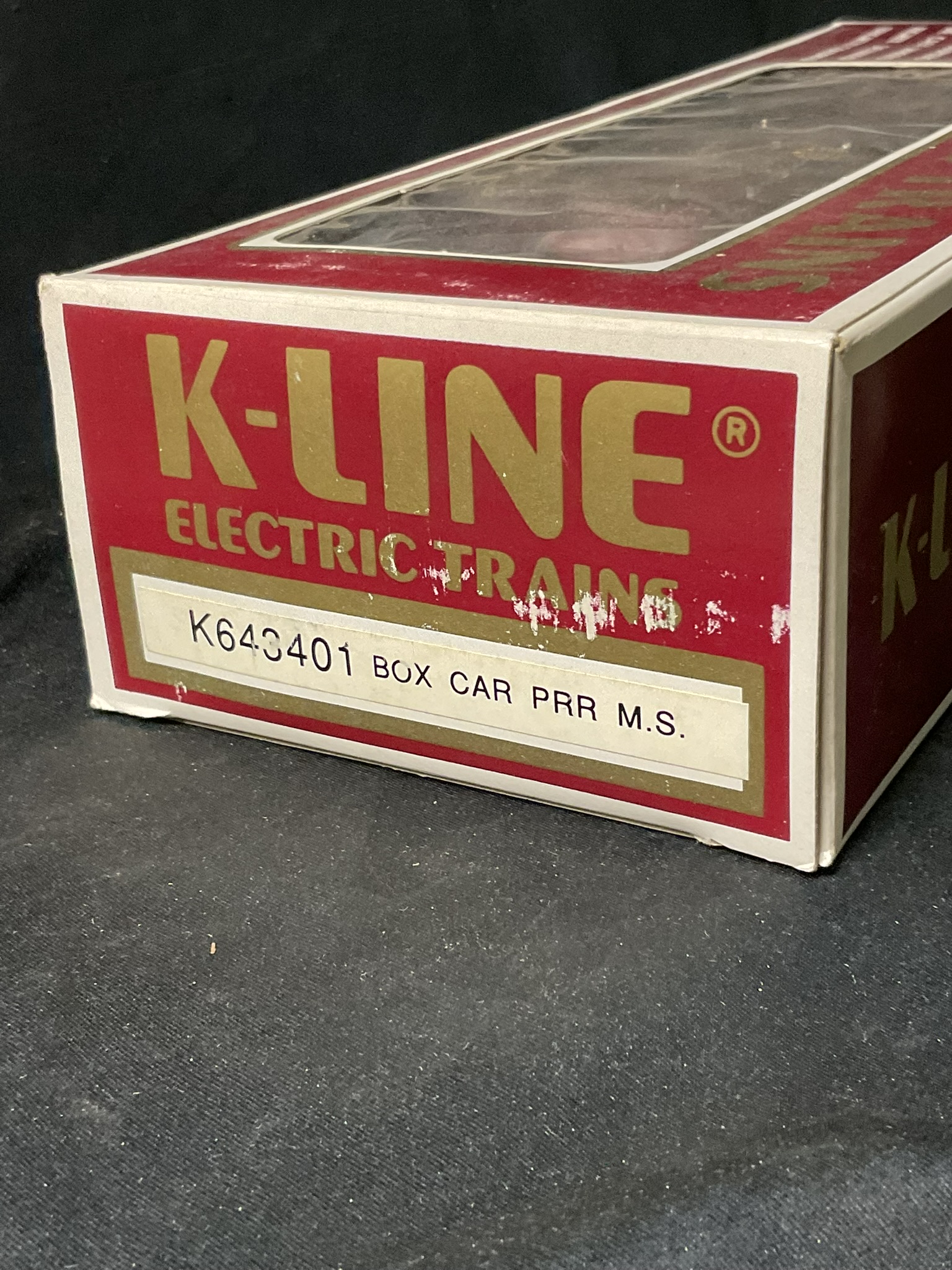 K-Line O/O27 Gauge Pennsylvania Railroad Merchandise Service Boxcar K643401 in Original Box