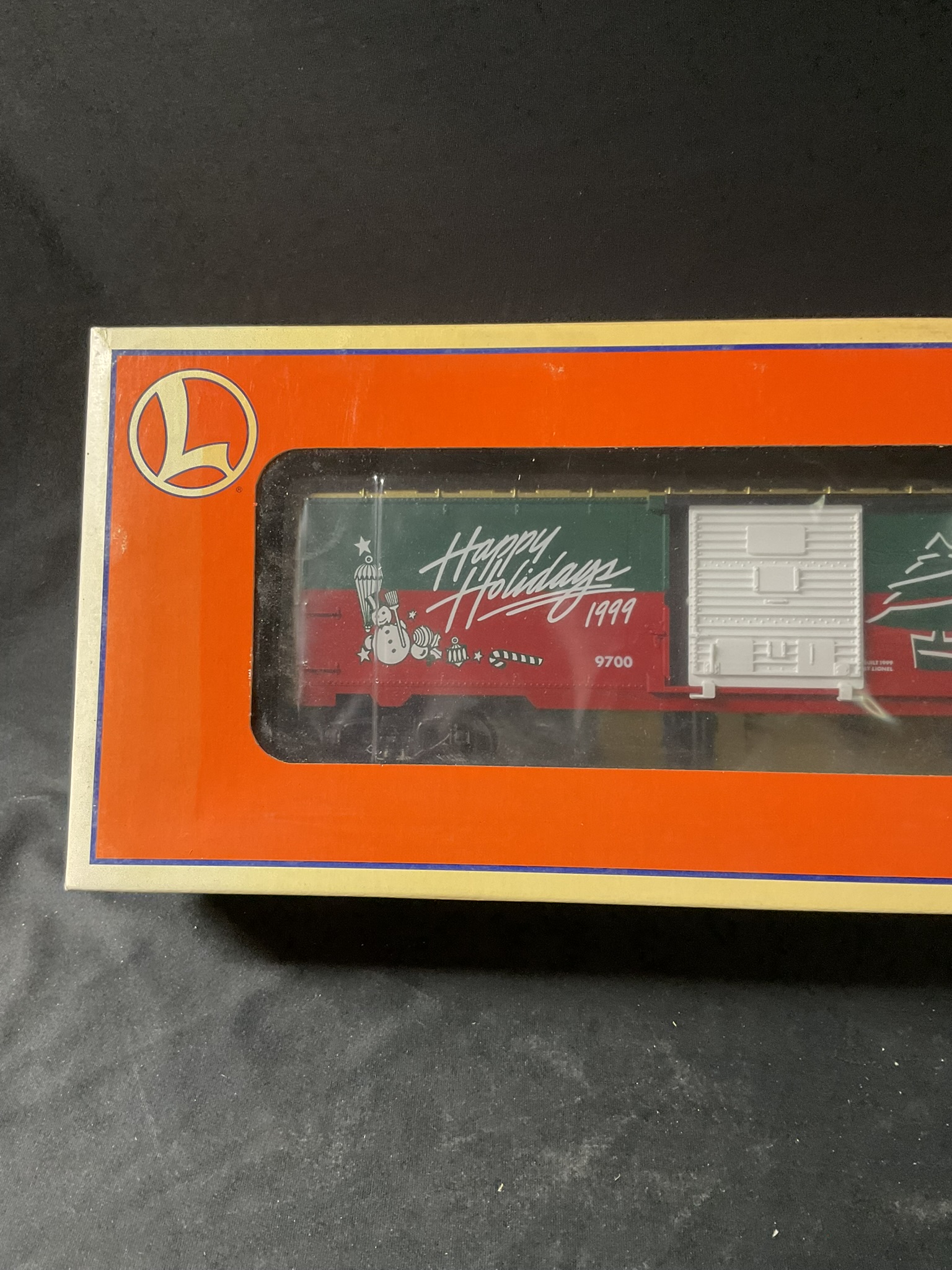 Lionel O Gauge 6-26243 Happy Holidays 1999 9700 Series Boxcar in Original Box