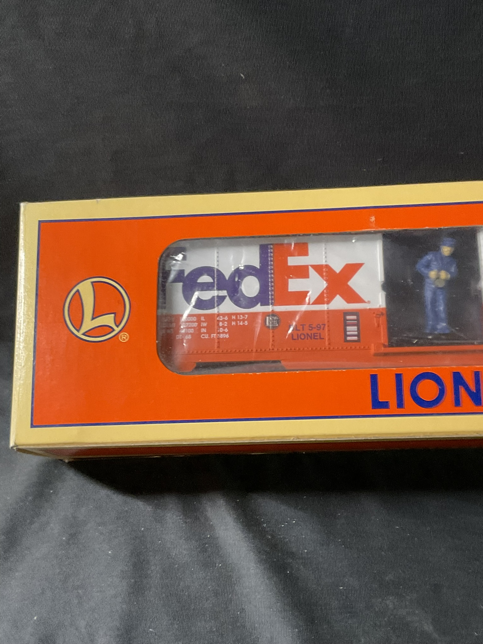 Lionel No. 6-19835 FedEx Animated Boxcar