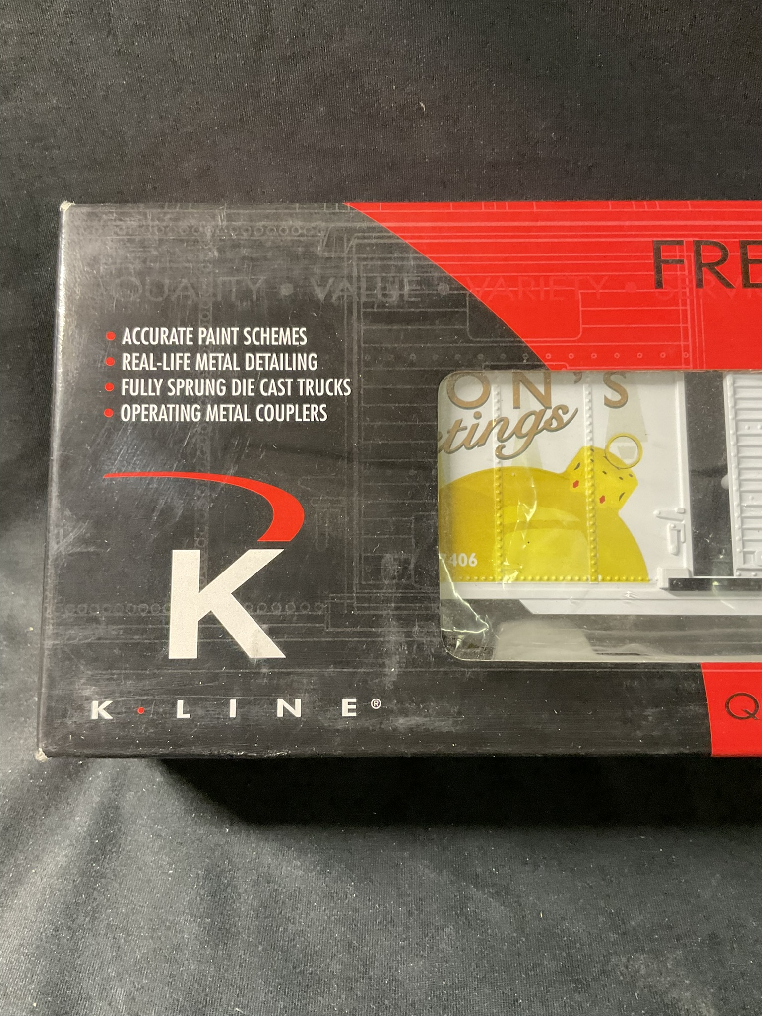 K-Line 2001 O Gauge Christmas Boxcar K641-7406