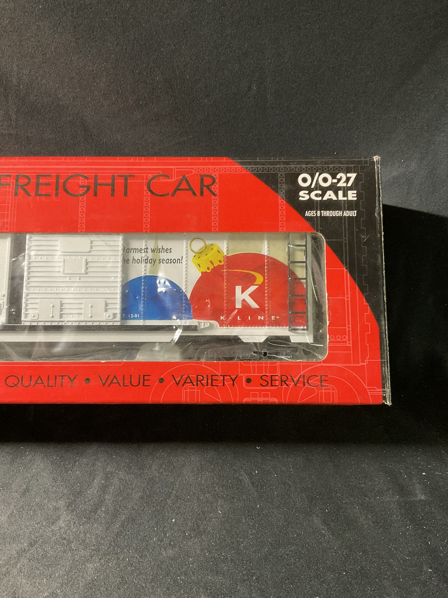 K-Line 2001 O Gauge Christmas Boxcar K641-7406
