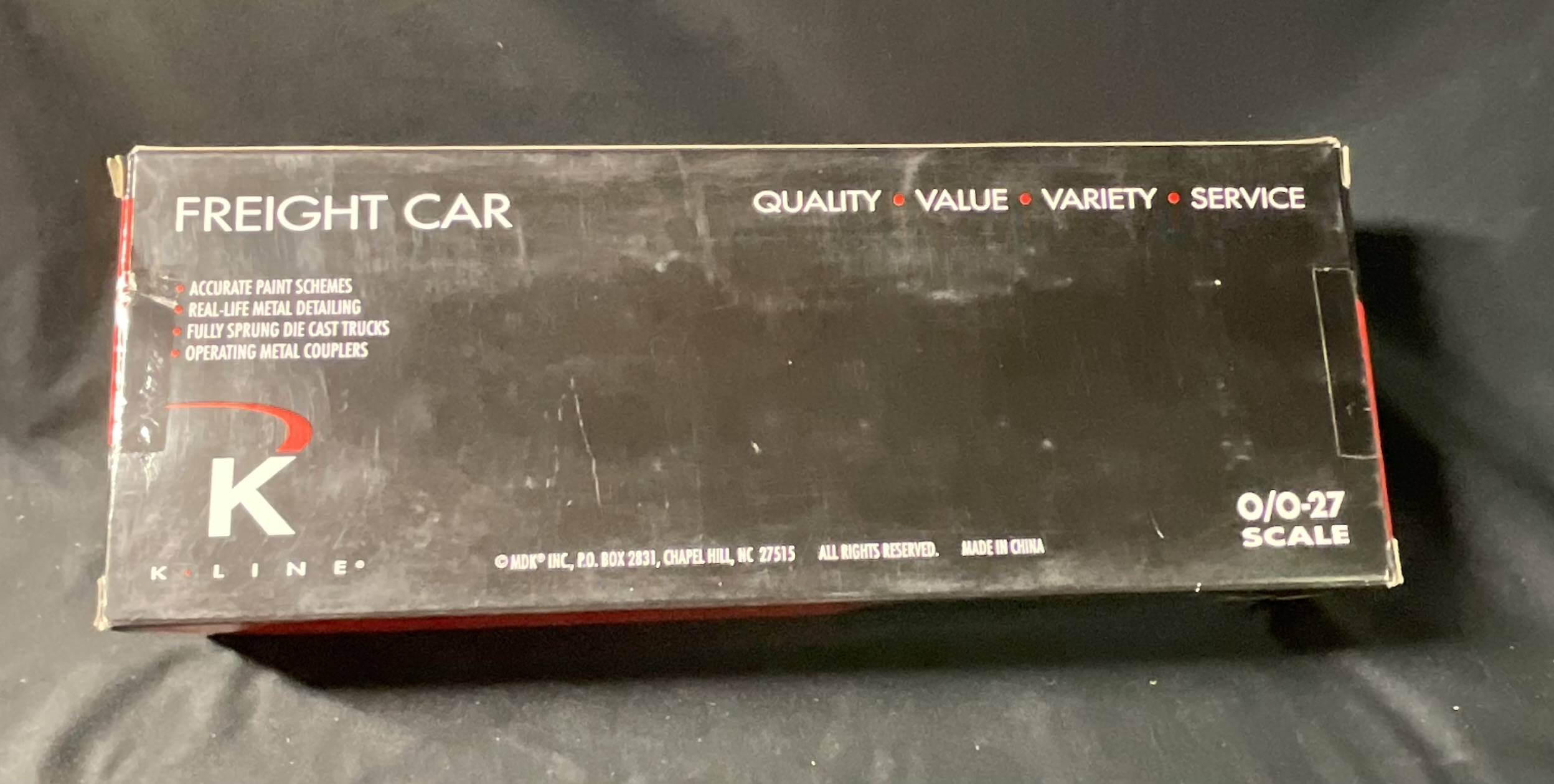 K-Line 2001 O Gauge Christmas Boxcar K641-7406
