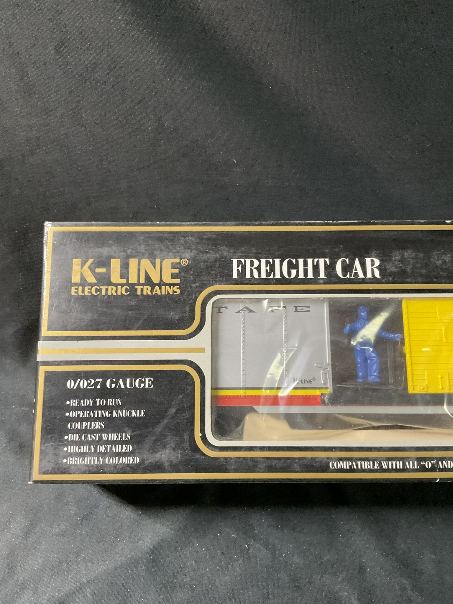 K-Line Electric Trains K701-1051 ATSF Santa Fe O Gauge Operating Boxcar
