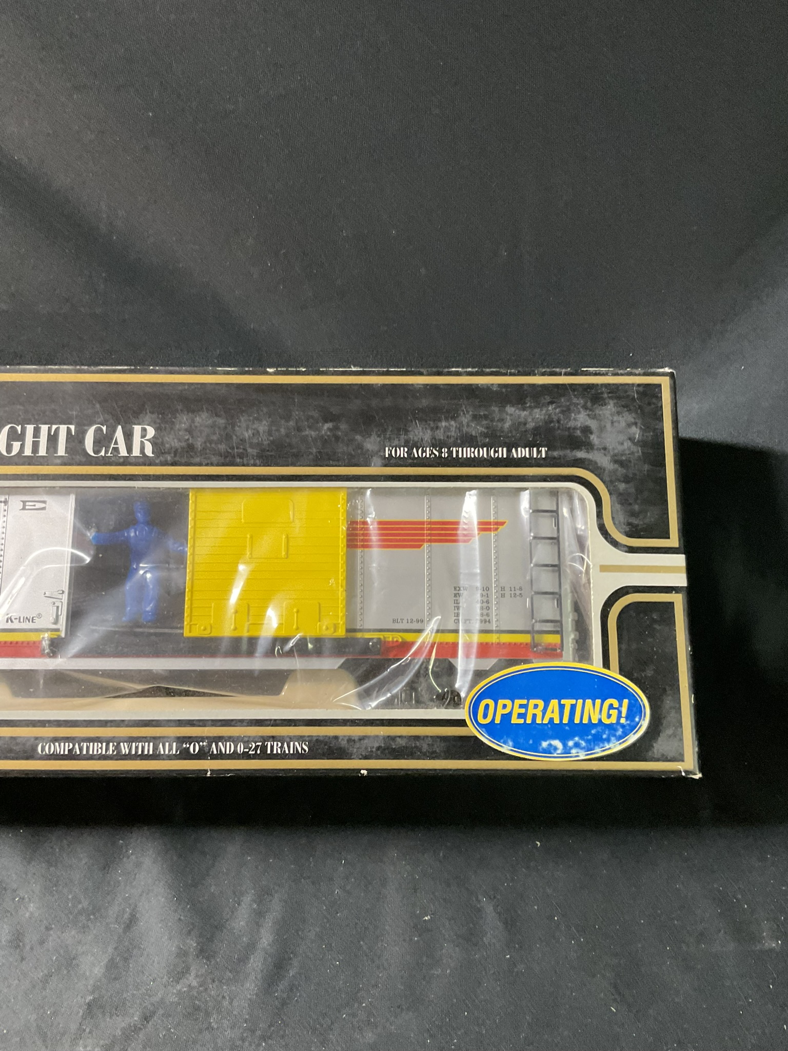 K-Line Electric Trains K701-1051 ATSF Santa Fe O Gauge Operating Boxcar