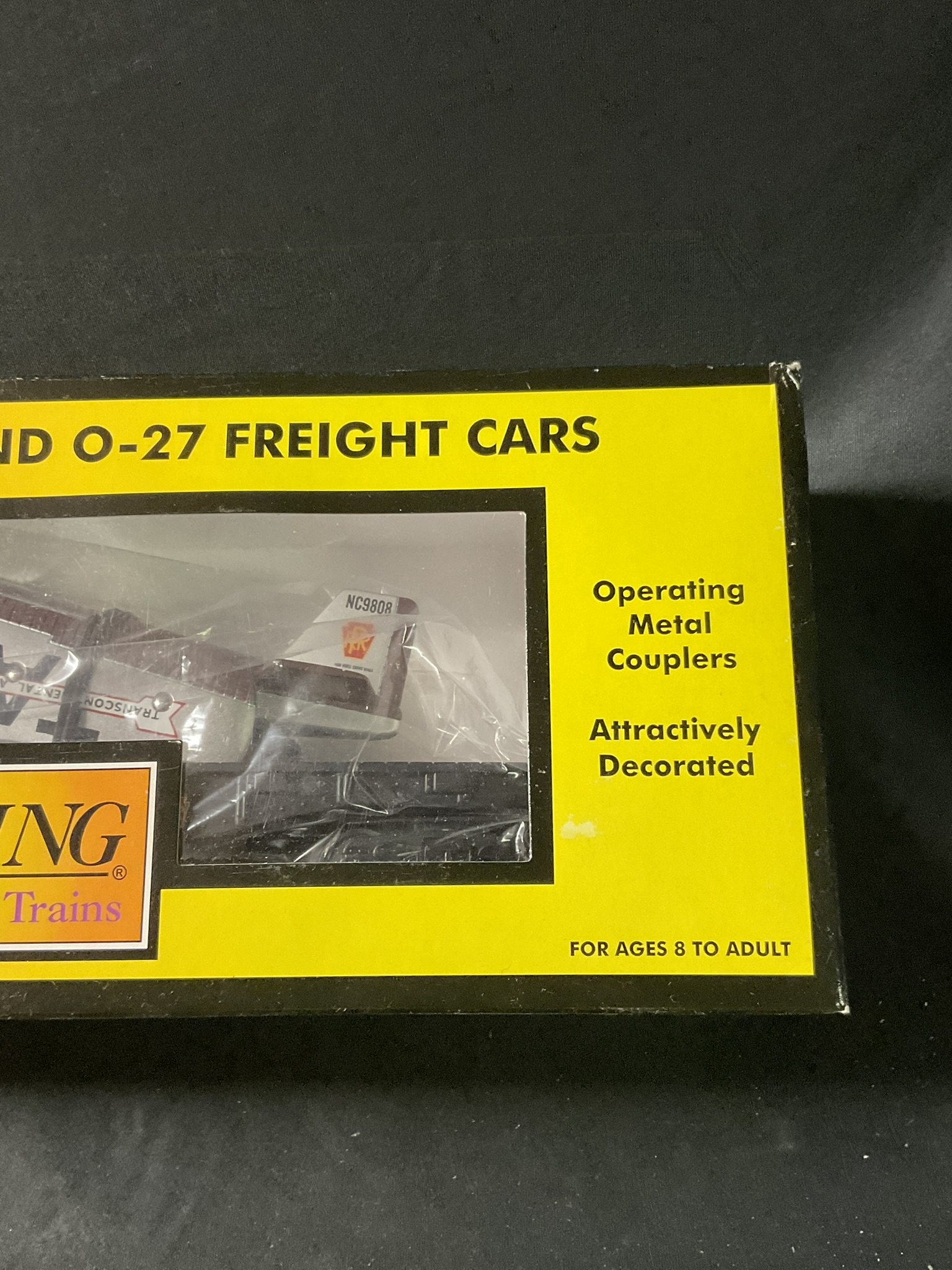 MTH RailKing O-Gauge Pennsylvania Railroad Flatcar with Airplane Load 30-76229