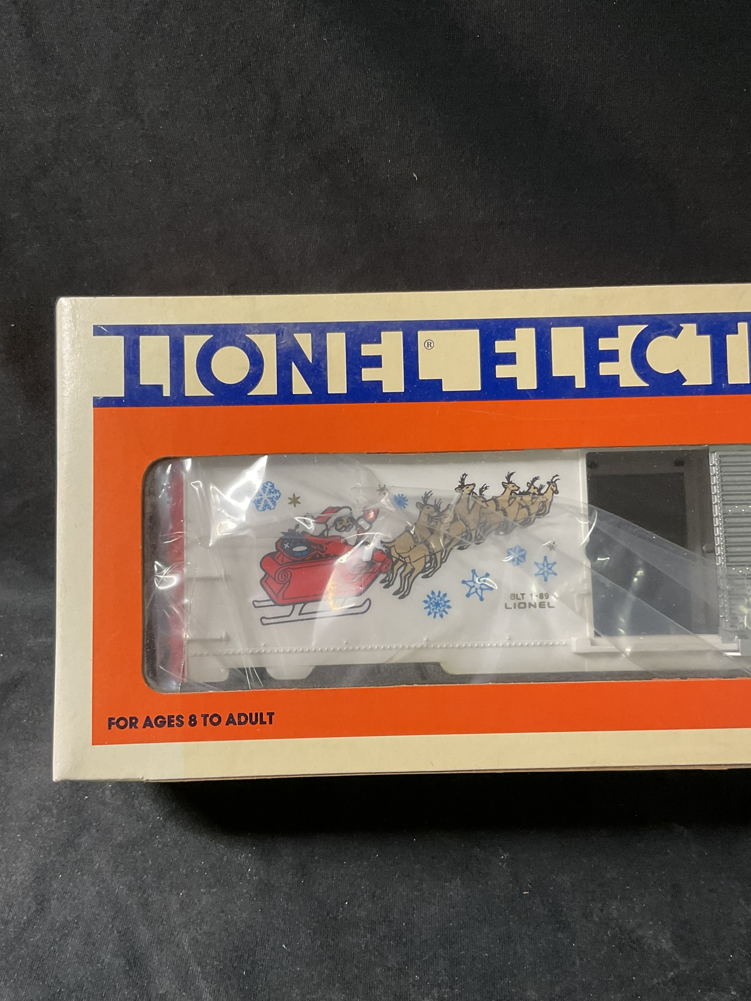 Lionel 6-19908 O-Gauge 1989 Christmas Boxcar in Original Box