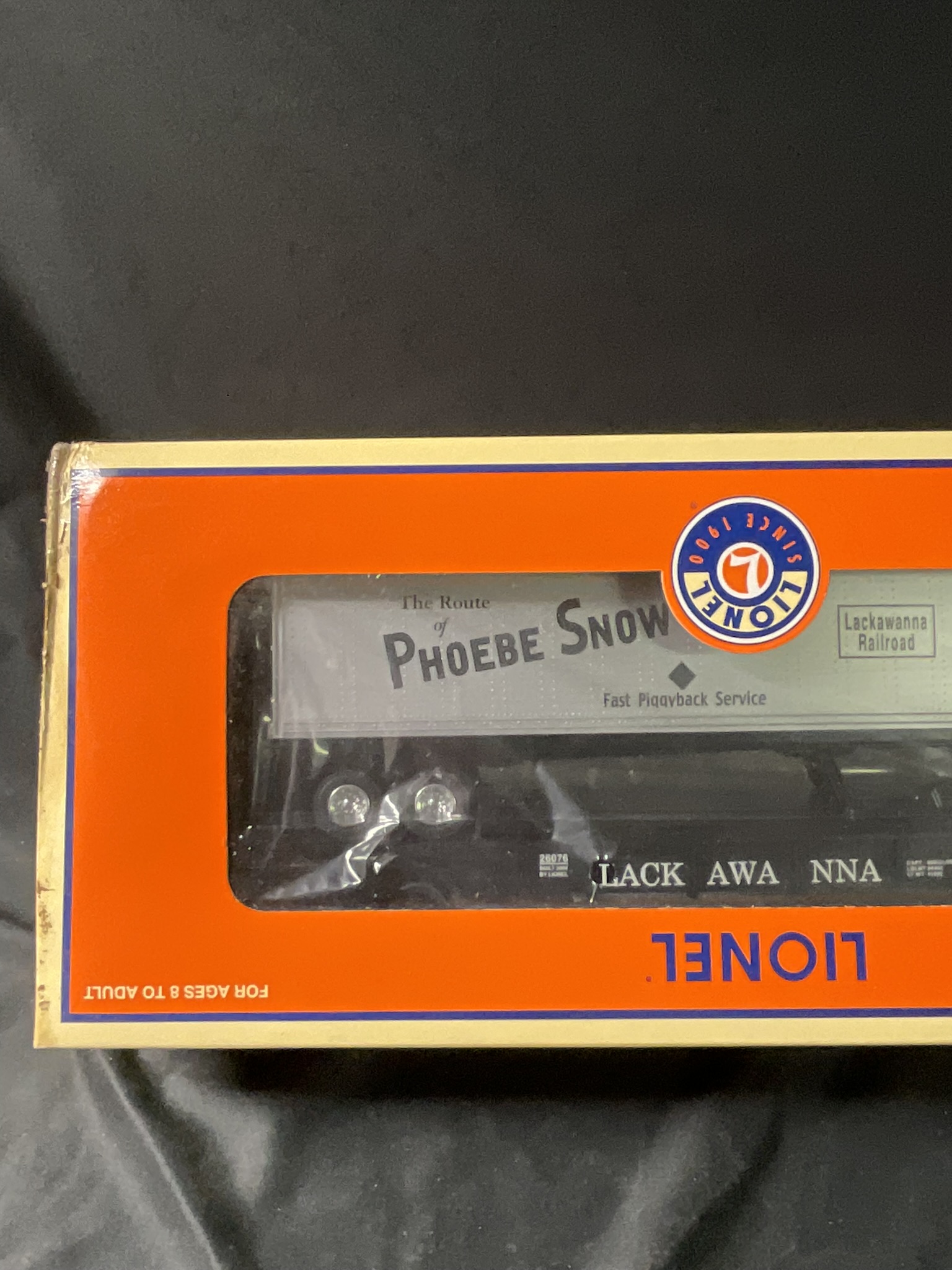 Lionel Lackawanna Flatcar with Removable Trailer No. 6-26076