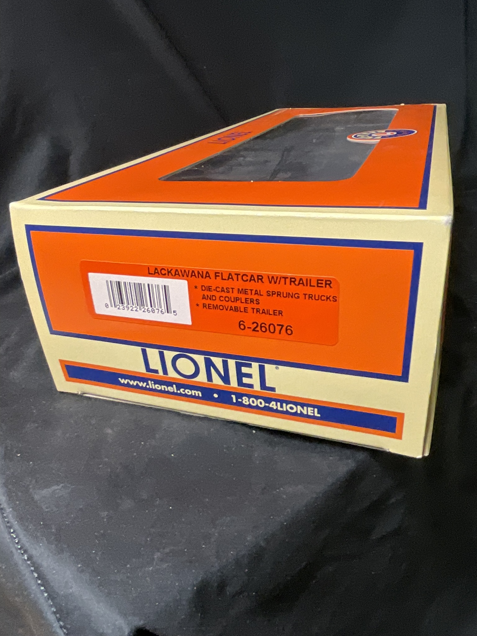 Lionel Lackawanna Flatcar with Removable Trailer No. 6-26076