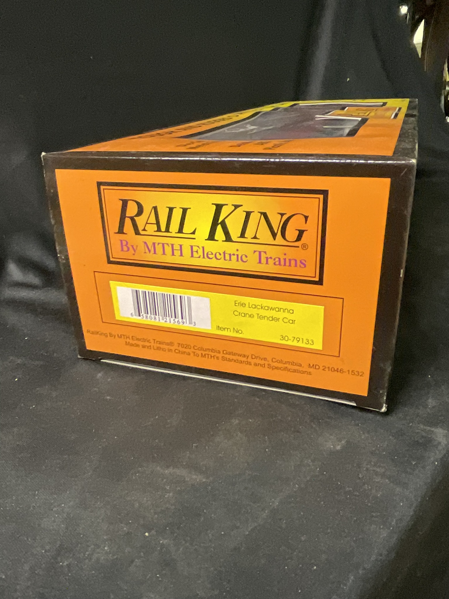 RailKing by MTH O Gauge Erie Lackawanna Crane Tender Car 30-79133