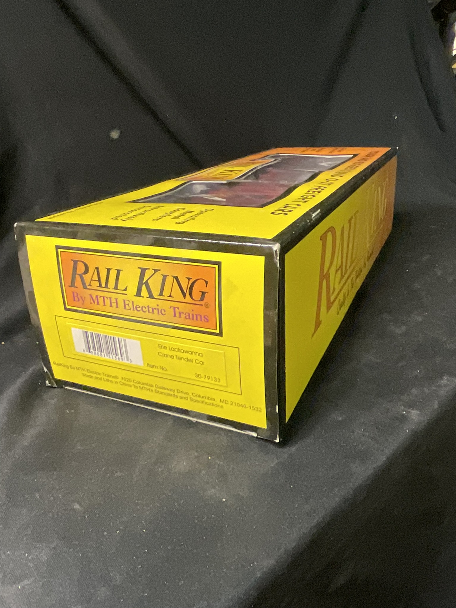 RailKing by MTH O Gauge Erie Lackawanna Crane Tender Car 30-79133