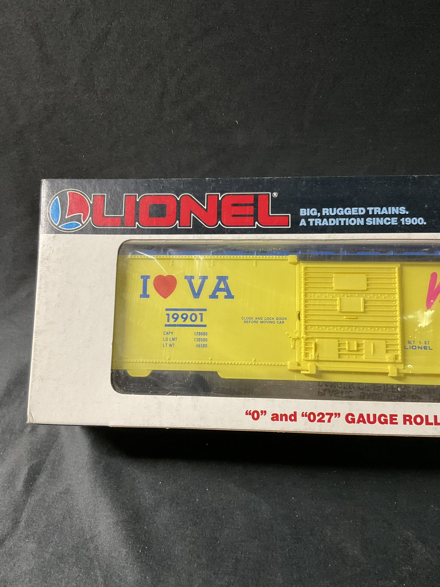 Lionel 6-19901 O Gauge I Love Virginia Boxcar