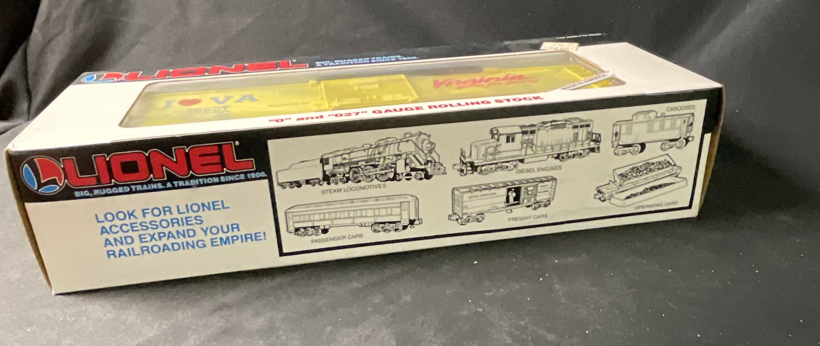 Lionel 6-19901 O Gauge I Love Virginia Boxcar
