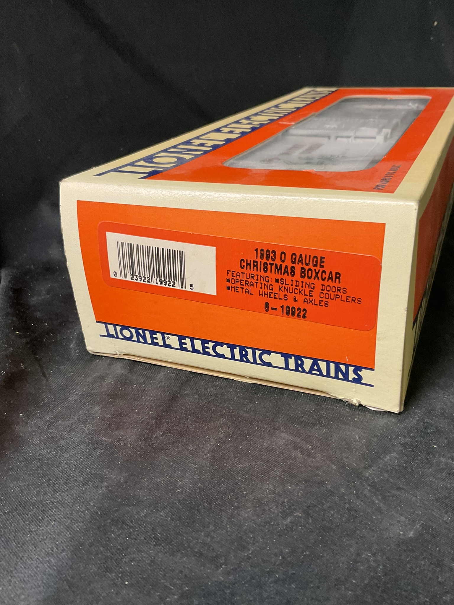 Lionel O Gauge 1993 Christmas Boxcar No. 6-19922