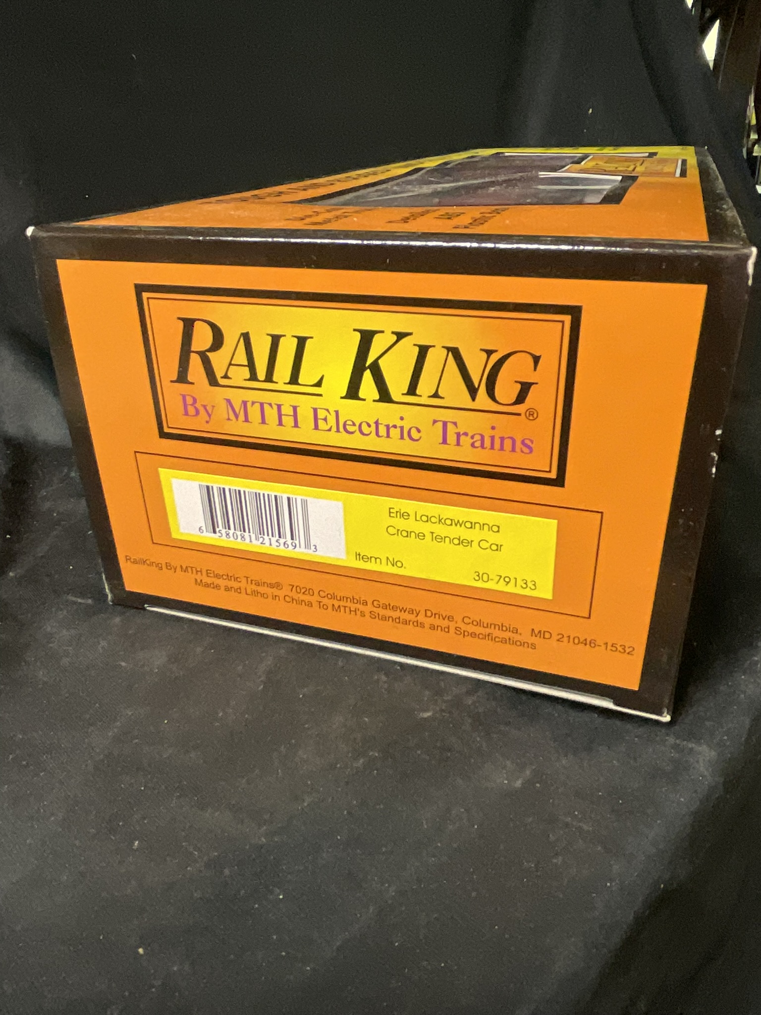 Rail King MTH Erie Lackawanna Crane Tender Car 30-79133