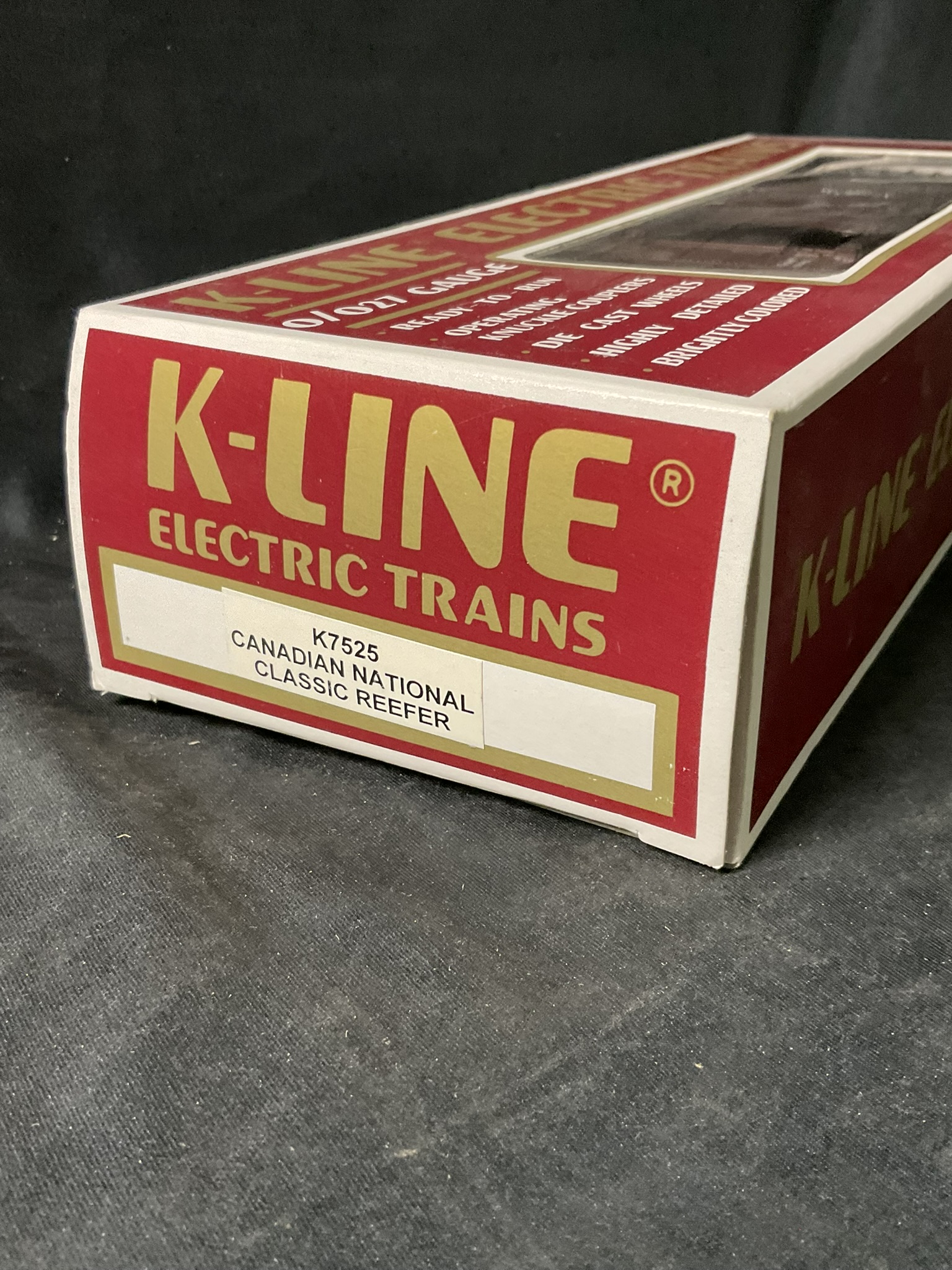 K-Line O/O27 Gauge Canadian National Classic Reefer Model K7525