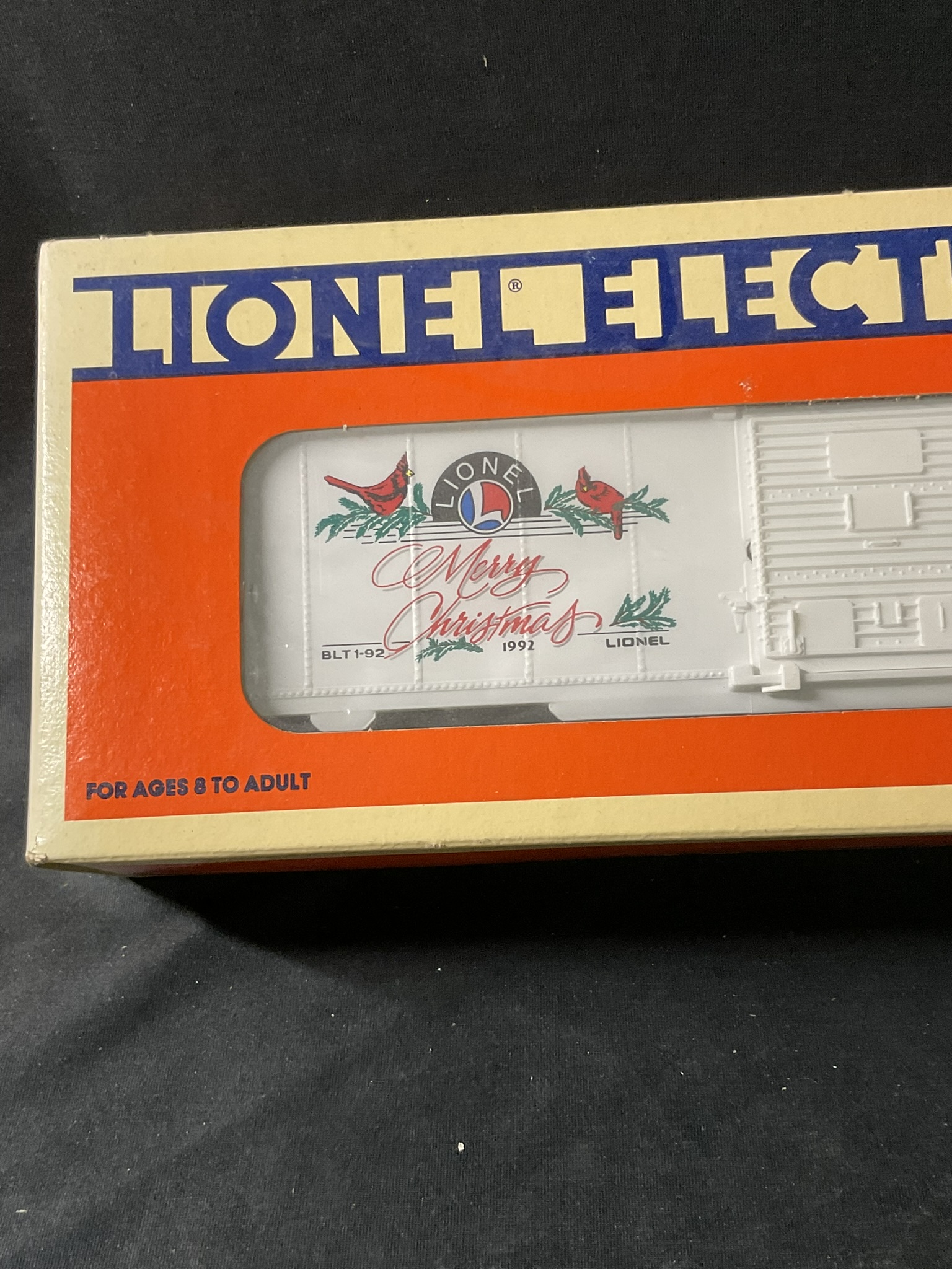 Lionel O Gauge 1992 Christmas Boxcar 6-19918 in Original Box