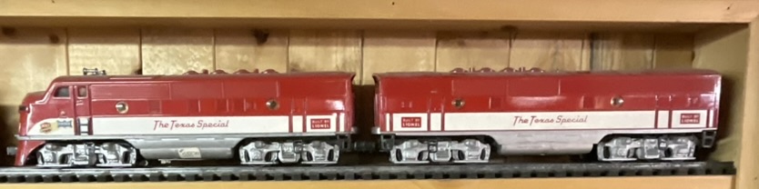 A Pair of Lionel O-Gauge The Texas Special Alco A-A Unit Locomotives