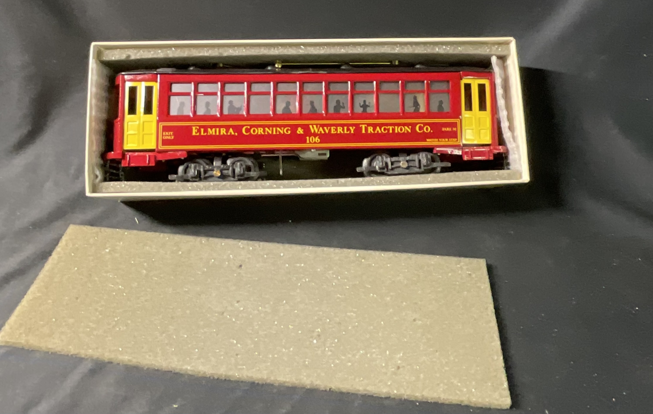 Bowser Manufacturing Company O-Gauge Brill Model Trolley with Original Box
