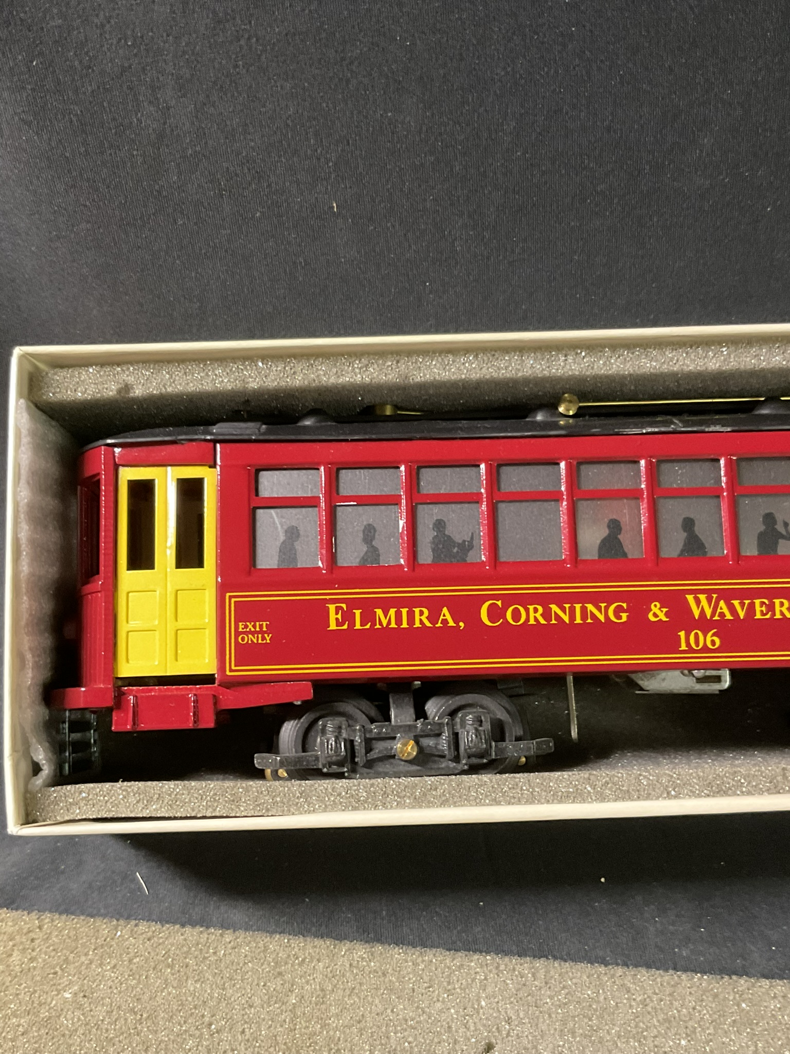Bowser Manufacturing Company O-Gauge Brill Model Trolley with Original Box