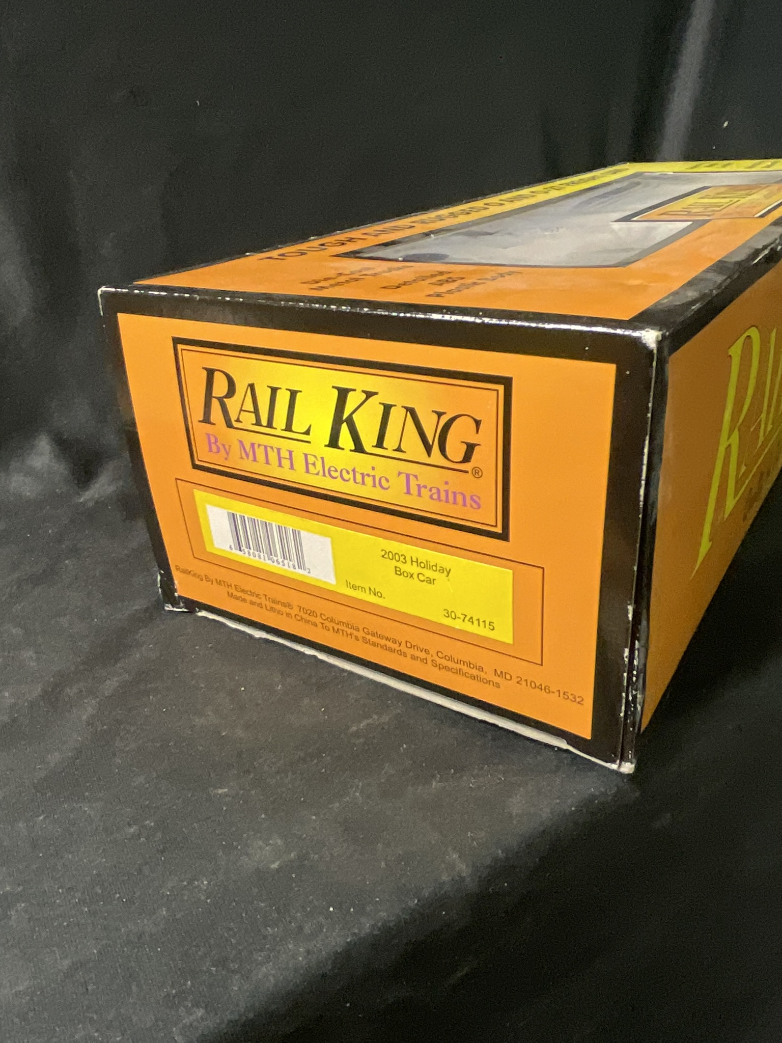 MTH RailKing O Gauge 2003 Holiday Box Car 30-74115