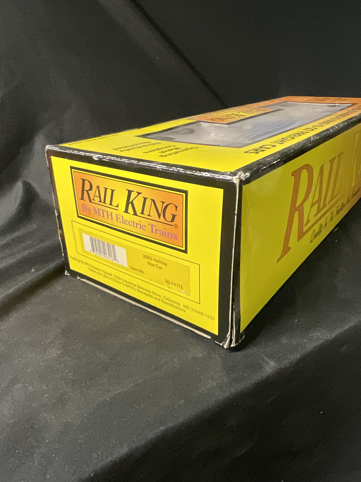 MTH RailKing O Gauge 2003 Holiday Box Car 30-74115