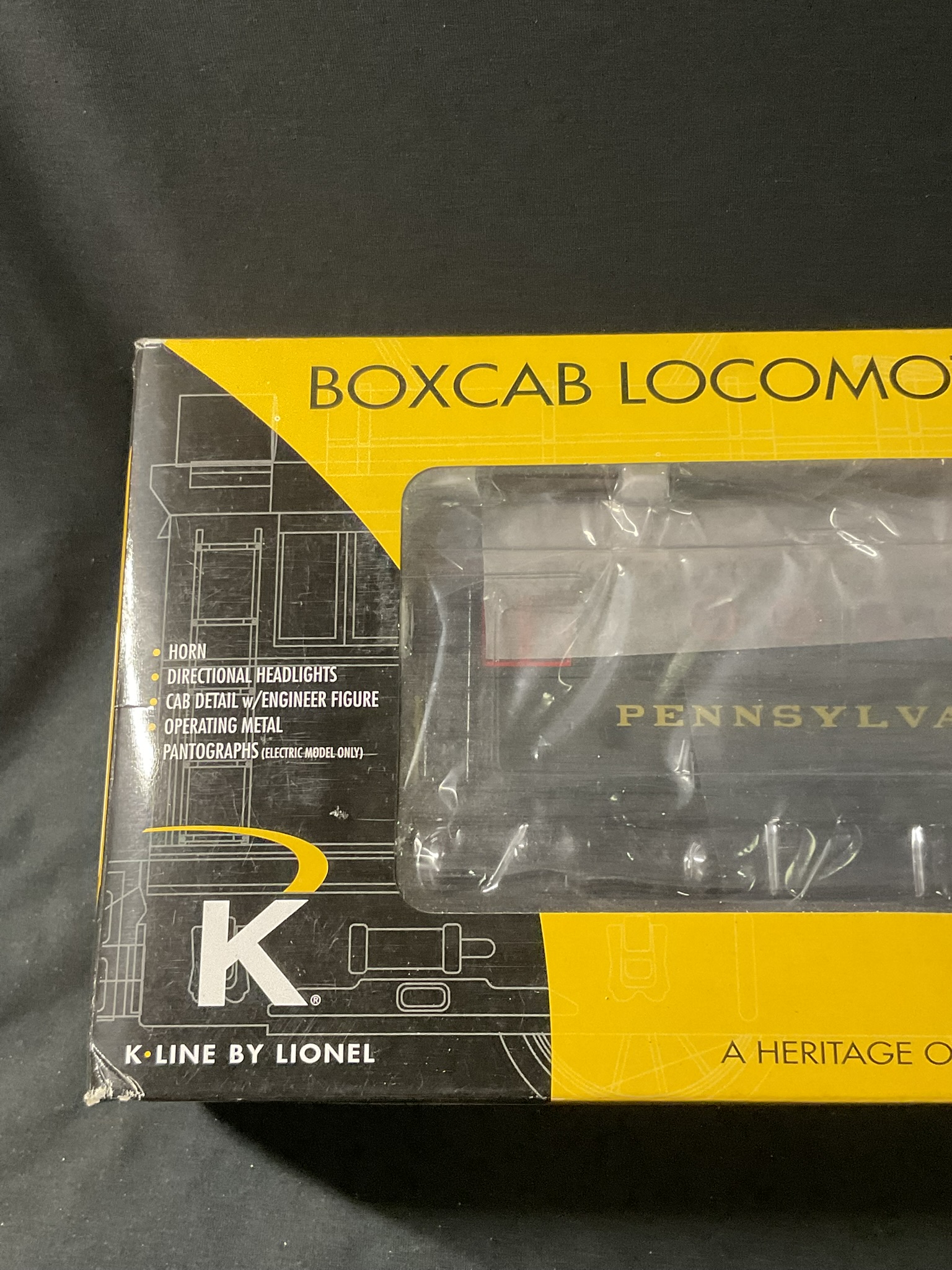 K-Line by Lionel Pennsylvania Boxcab Electric Locomotive 6-21267 in Original Box